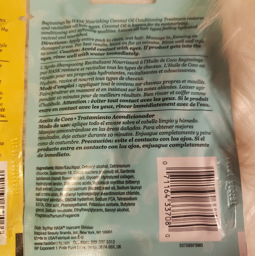 🌹NIP 2-"Hask" hair Conditioning treatmemts - Picture 4 of 5